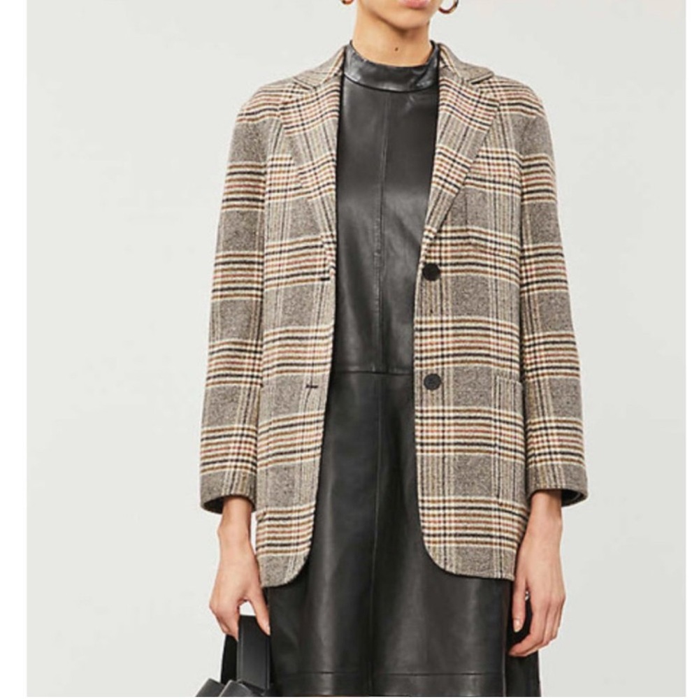NWOT - Maje Garion wool-blend jacket in beige - sz 38 (US 4-6)